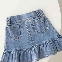 FOREVER FRIDAY Girls Pure Cotton A-Line Knee Length Skirt-image-42