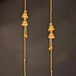 Raj And Deb Gold-Plated Brass Earrings-image-30