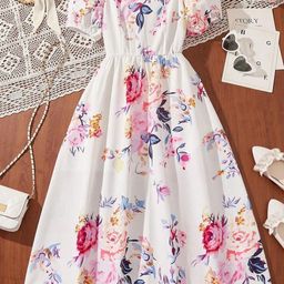 Billion Floral Printed Fit & Flare Maxi Dress-49