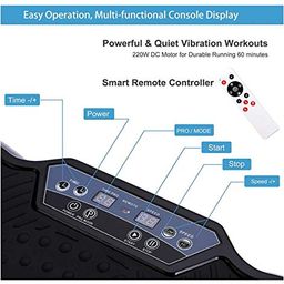 generic iBest Vibration Plate Exercise Machine with Resistance Bands, Whole Body Vibration Workout Machines for Home and Gym image 3