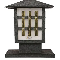 BENE Morte Black & White Metal Abstract Shaped Waterproof Outdoor Lamp-image-34