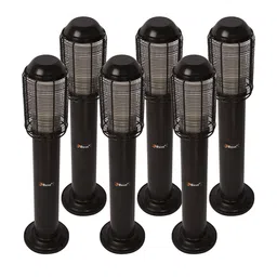 BENE Vaasa Bollard 6 Pieces Black Waterproof Metal Outdoor Lamps-image-18