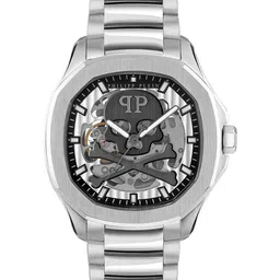 PHILIPP PLEIN Men Water Resistance Stainless Steel Analogue Automatic Watch PWRAA0223-37