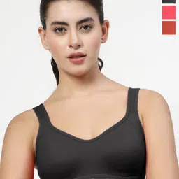 LILY Pack Of 3 Full Coverage Workout Bra-37