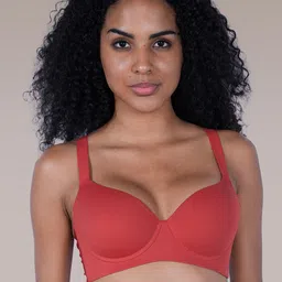 Soie Women Bra Full Coverage Bonded T-shirt Bra with Invisible Flex-53