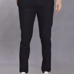 DIVISIVE Men Relaxed Loose Fit Easy Wash Trousers-image-95