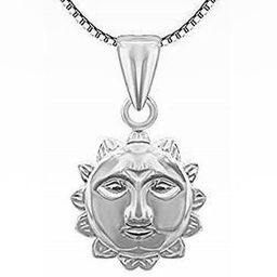 RAVIOUR LIFESTYLE Girls Silver Pendant-picture-32
