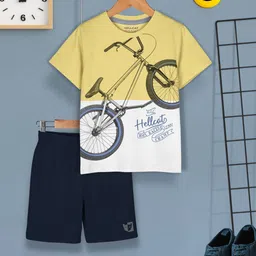 HELLCAT Boys Printed T-shirt with Shorts-image-86