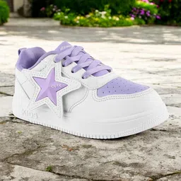 Lil Lollipop Girls Striped Lace-Ups Sneakers-image-18