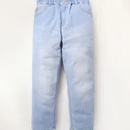 Cherry Crumble Unisex Kids Relaxed Fit Mid-Rise Low Distress Heavy Fade Jeans-image-16