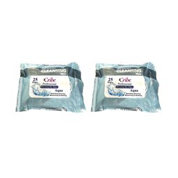 CRIBE Set Of 4 Tulip & Aqua Extract Wet Cleansing Wipes With Vitamin E - 25 Wipes Each-9