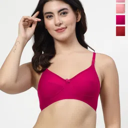 LILY Pack Of 4 Full Coverage Everyday Bra Enimsaj-20
