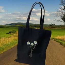 the sack co Black Canvas Tote Bag-image-59