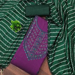 Maroosh Floral Embroidered Sequinned Pure Cotton Unstitched Dress Material-image-49