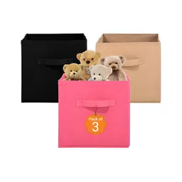 Aura Pink & Black 3 Pieces Multi-Utility Organisers-26