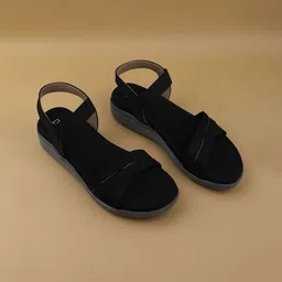 Ozuri Open Toe Flats-7