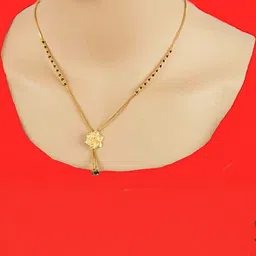 SONI DESIGNS Gold-Plated Brass Artificial Stones & Beads Mangalsutra-picture-32