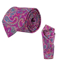 CALIXTO Men Printed Ascot Tie-image-27
