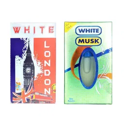 RAVIOUR LIFESTYLE Set Of 2 White Musk & White London Roll On Attar - 8 ml Each-41