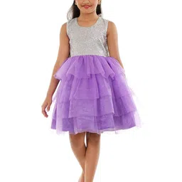 Shahina Fashion Girls Embellished Bow Detail Fit and Flare Dresses-image-94