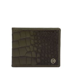 Da Milano Men Geometric Textured Leather Two Fold Wallet-image-80