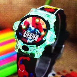 Shocknshop Boys Printed Dial & Straps Digital Watch 340 Spiderman Black-24