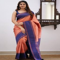 Sanwariya Silk Woven Design Zari Kanjeevaram Saree-image-28