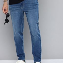 Flying Machine Men Mankle Relax Tapered Fit Light Fade Stretchable Jeans-picture-1