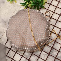 FOR THE BEAUTIFUL YOU Glossy Embellished Box Clutch-image-64