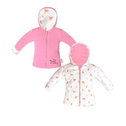 VParents Unisex Kids Reversible Open Front Jacket-image-64