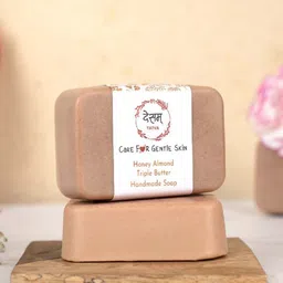Desam Organics Honey Almond Triple Butter Handmade Natural Kids Bathing Bar - 80 g-52