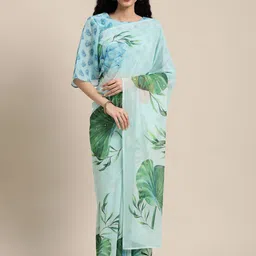 DIVASTRI Floral Printed Saree-picture-17