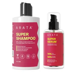 ARATA Set Of 2 Super Shampoo- 30 ml & Super Serum- 100 ml-5