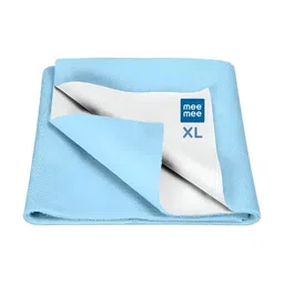 MeeMee Blue Cotton Water Resistant Mattress Protector-image-78