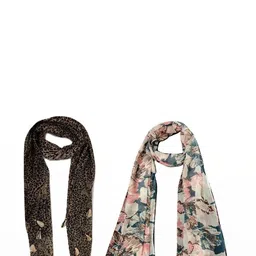 StoleVilla Floral Chiffon Stoles-picture-31