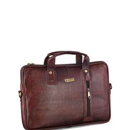 The Brown Hide Men Leather Laptop Bag-36
