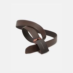 Louis Philippe Men Textured Leather Formal Belt-picture-22