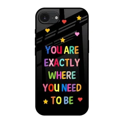 QRIOH Typography Printed Apple iPhone 16e Back Case Mobile Accessories-39