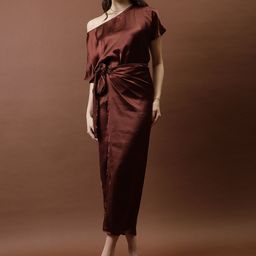 Athena Wrap Midi Skirts-image-95