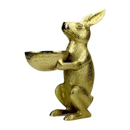 Hind Decor Yellow Handcrafted Elegant Easter Bunny Showpiece-image-8