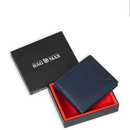 BAGMAN Men Leather Two Fold Wallet-image-58