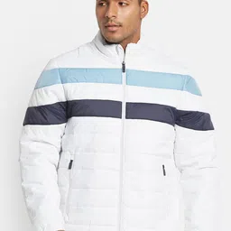 METTLE Men Colourblocked Jacket-12