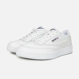 Club C Landor Reebok Men Casual Round Toe Lace-Up Sneakers-image-3