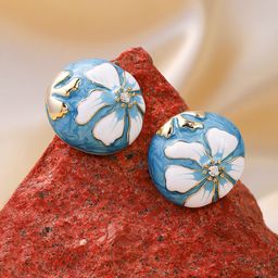 SOHI Contemporary Studs Earrings-image-68