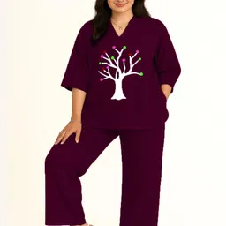 Naida Printed T-shirt & Trousers Co-Ords-image-123