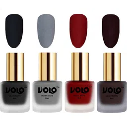 VOLO Set Of 4 Velvet Matte Nail Polish - 8 ml Each - 5 - 20 - 22 - 45-image-88