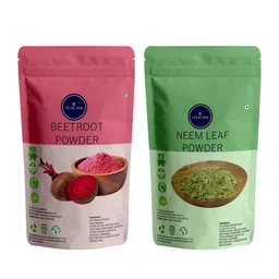 VEDICINE Set Of 2 Beetroot & Neem Leaf Powder For Face Pack-100g Each-13