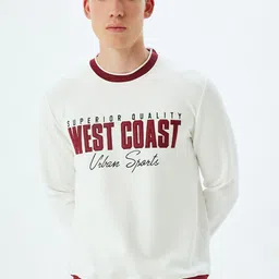 Koton Men Alphanumeric Printed Sweatshirt-picture-7