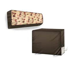 The Furnishing Tree Split AC Cover Set of Indoor and Outdoor Unit Used for 1.5 Ton LG PS-Q18ZNVE Pe-image-80