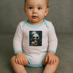 HIGHBROW Infants Printed Pure Cotton Bodysuit-image-82